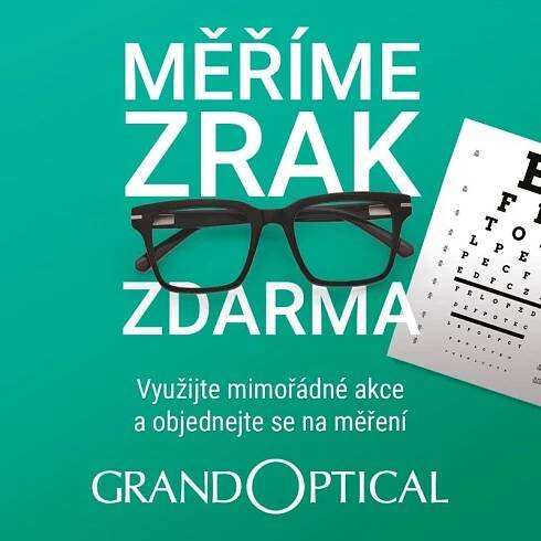 Měření zraku zdarma v GrandOptical!