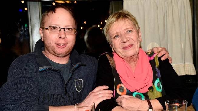 Herečka Jaroslava Obermaierová se svým synem Jaroslavem.