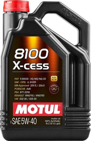 Motorový olej Motul 8100 X-cess 5 l 5W-40