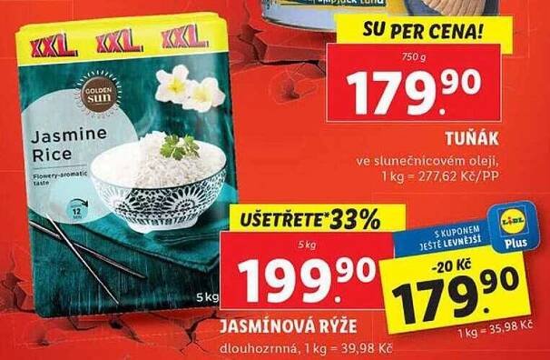 JASMÍNOVÁ RÝŽE, 5 kg