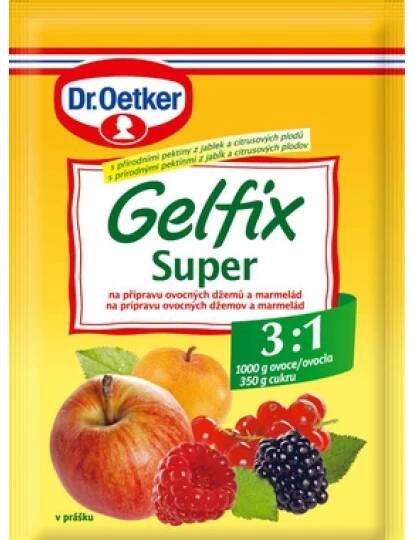 Dr. Oetker Gelfix super na přípravu ovocných džemů a marmelád 25g v akci