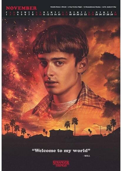 Kalendář Stranger Things 2024 Deluxe | imago.cz