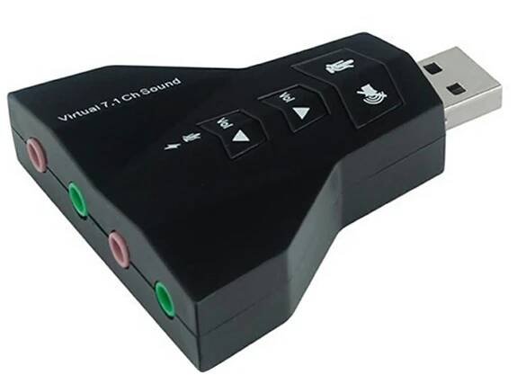 USB zvuková karta 7.1 Xear 3D 5