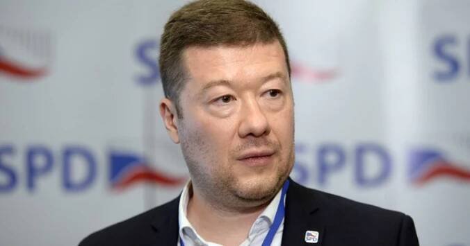 Okamura na grémiu SPD kritizoval Evropskou unii. V krajských volbách chce uspět ve všech regionech