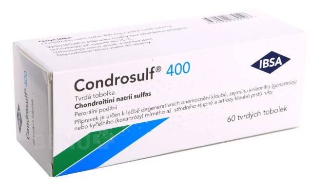 Condrosulf 400 mg (léčba osteoartrózy) - recenze, zkušenosti, ceny - Bio Poradce