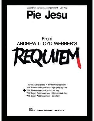 Andrew Lloyd Webber Pie Jesu from Requiem Vocal Duet Low Key noty na klavír, zpěv od 143 Kč - Heureka.cz