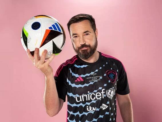 Martin will be returning to Soccer Aid next month and is beyond excited to get on the pitch again