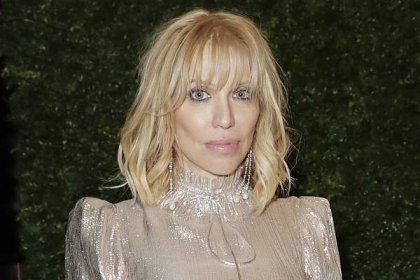 LONDON, ENGLAND - FEBRUARY 01:    Courtney Love arrives at the Charles Finch & CHANEL Pre-BAFTA Party at 5 Hertford Street on February 1, 2020 in London, England.  (Photo by David M. Benett/Dave Benett/Getty Images)