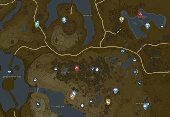 Zelda: Breath of the Wild Map Image