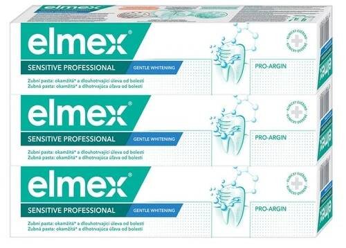 Kde koupit Elmex Sensitive Professional Gentle Whitening zubní pasta 3x75 ml