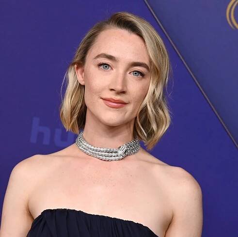 Saoirse Ronan Debuts a Side-Parted Bob At The 2024 Emmy Awards