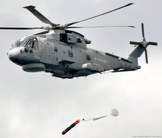 stingray torpedo 324mm lightweight bae systems frigate helicopter 16 merlin hm2