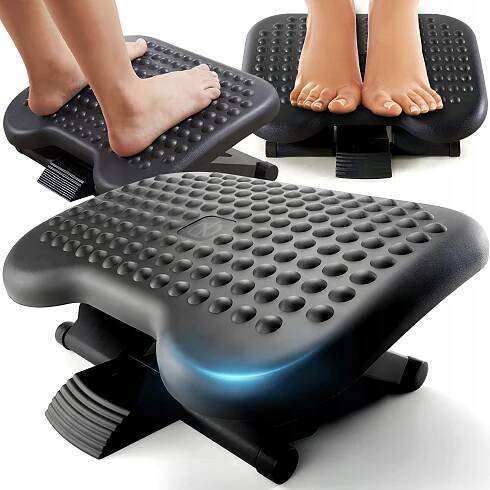 ERGONOMICKÁ KANCELÁŘSKÁ PODNOŽKA, NASTAVITELNÁ POD PSACÍ STŮL, PODNOŽKA XXL