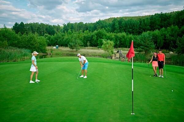 Mapa hřiště - Golfové hřiště v Sokolově
