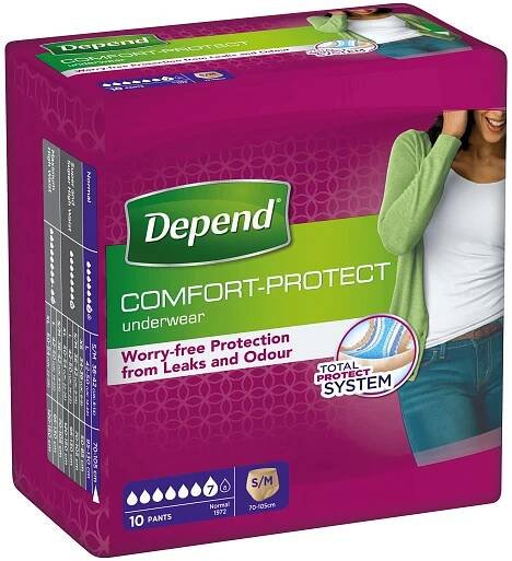 Depend Normal S/M pro ženy 10 ks - Vaše pomůcky