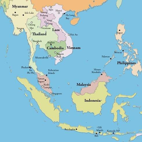 Southeast Asia Map