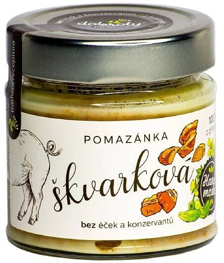 Škvarková pomazánka, Dobroty z přírody, 150 g, skladem