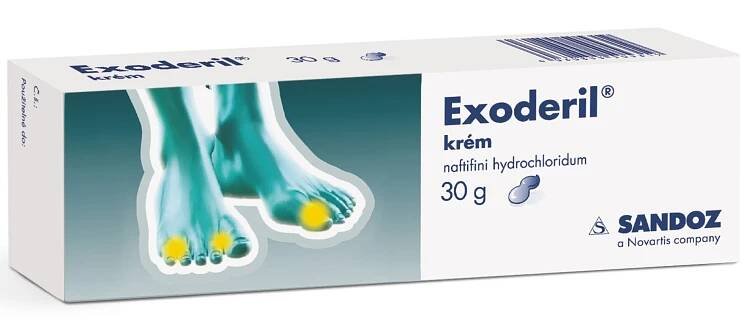 Exoderil 10 mg/g krém 30 g