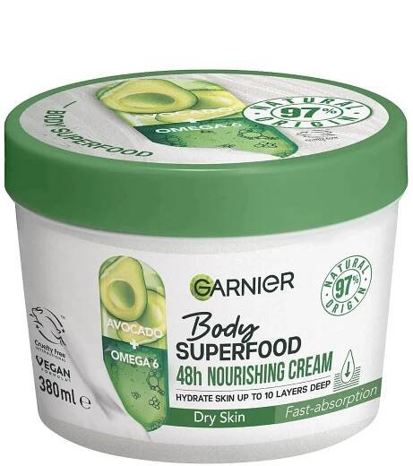 Garnier Body Superfood tělový krém s avokádem 380 ml