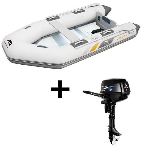 Zvýhodněný set Aqua Marina A-DeLuxe 3m Wooden Floor + motor Parsun F5BMS.jpg