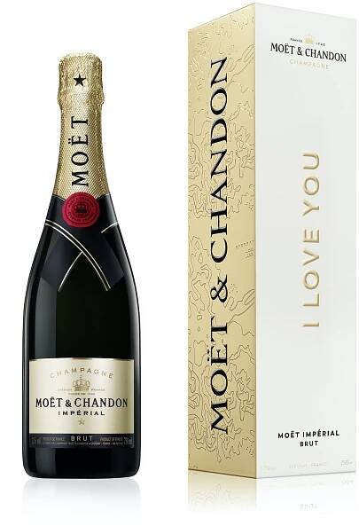 Moët & Chandon Impérial Brut I LOVE YOU 0,75l 12% GB L.E.