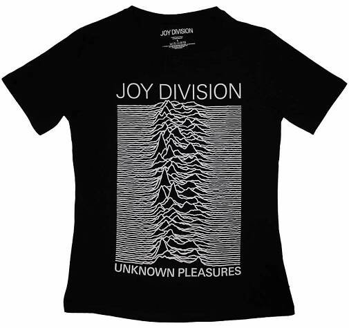 Joy Division tričko, Unknown Pleasures FP Black, dámské | Musicwear - Trička, mikiny