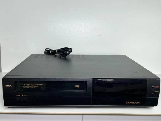 Starý RETRO VHS Videorekordér CONDOR VCR - 91 VPS, Video přehrávač