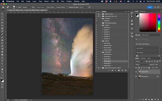 photoshop astrophotography software