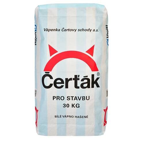 Vápno Bílé hašené "Čerťák" 30,0 Kg | KB-BLOK Stavebniny 