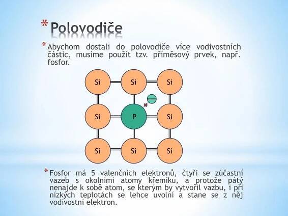 PPT - Vedení elektrického proudu v polovodičích 2 PowerPoint ...