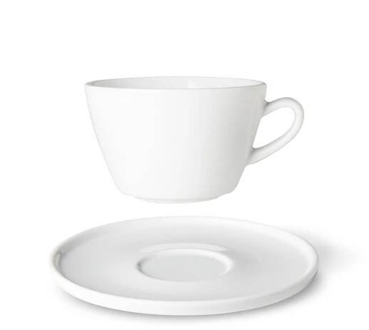 Šálek na cappuccino s podšálkem, český porcelán, 270 ml, Optimo, G. Benedikt