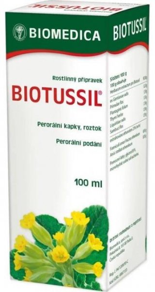 Biomedica Biotussil kapky 100 ml