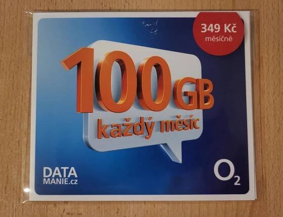 100 GB za 349 Kč - limitovaná O2 Datamánie - Mobily a chytrá elektronika