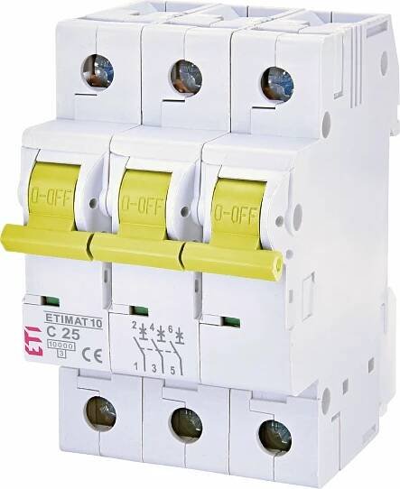 Eti Etimat Colour 3P B 25A 10KA 002100318 od 333 Kč - Heureka.cz