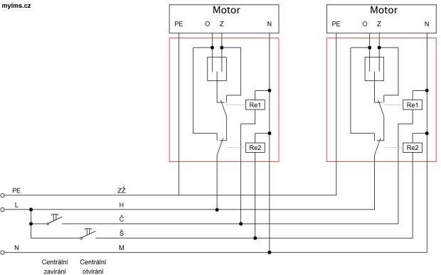 Skutečné zapojení v elektroinstalaci, schéma zapojení vypínačů ke světlům – mylms