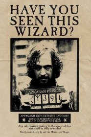 Plakát, obraz Harry Potter - Wanted Sirius Black | Dárky a merch | Posters.cz