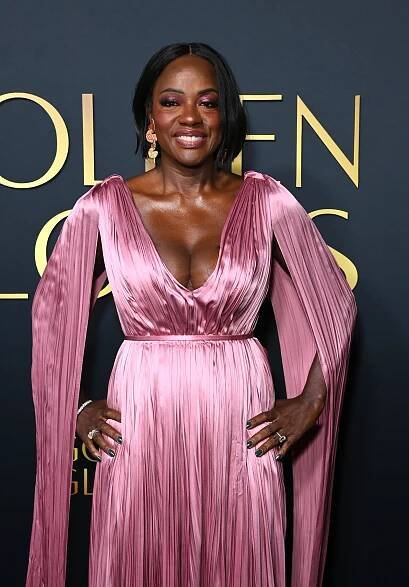 Viola Davis at the 2025 Golden Globes