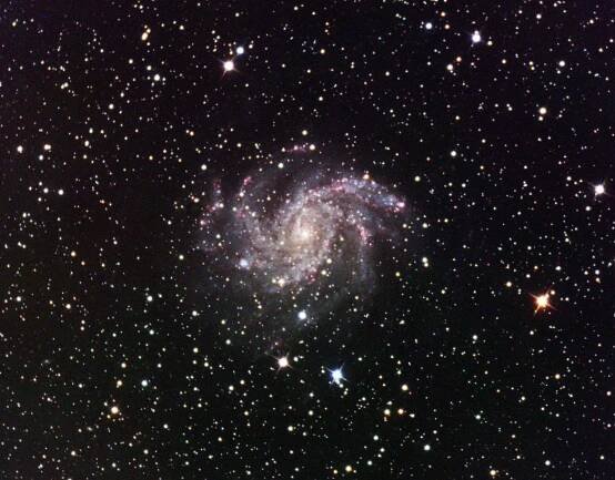 Pictures of the Fireworks Galaxy