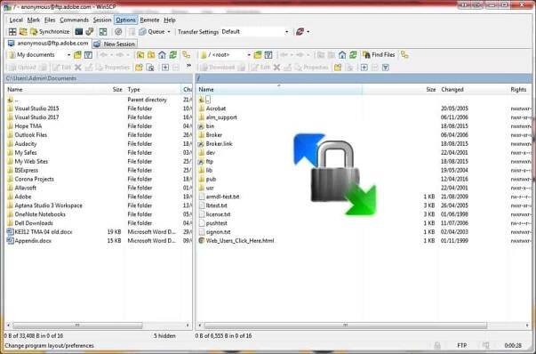 WinSCP - SFTP a FTP client pro WIN - ZSFD.CZ