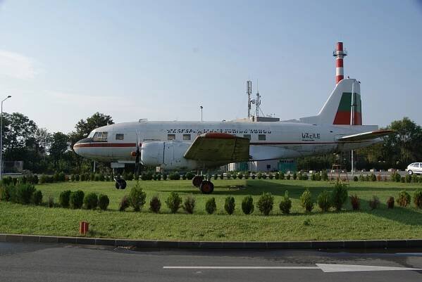 Burgas – letoun Iljušin IL-14... - Technická památka