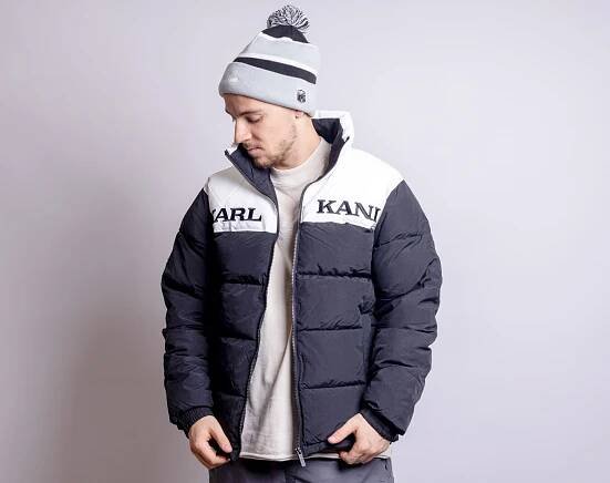 Bunda Karl Kani Retro Block Puffer Jacket black/white