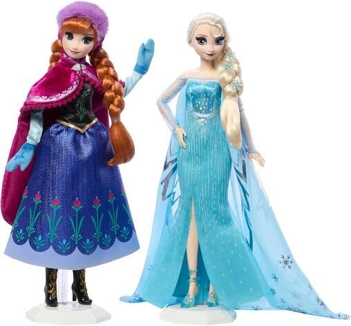 LEDOVÉ KRÁLOVSTVÍ FROZEN PANENKA PRINCEZNA ELSA + ANNA 2 sběratelské panenky Značka Disney