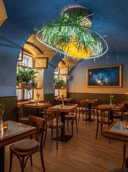 Galerie - LEHKÁ HLAVA vegetariánská restaurace v Praze