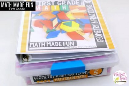 Simple Storage Solution for math materials