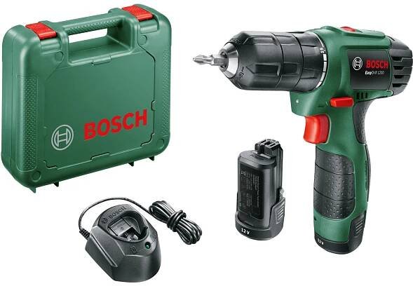 Bosch Aku vrtací šroubovák EasyDrill 1200 vč. 2 aku 1,5 Ah