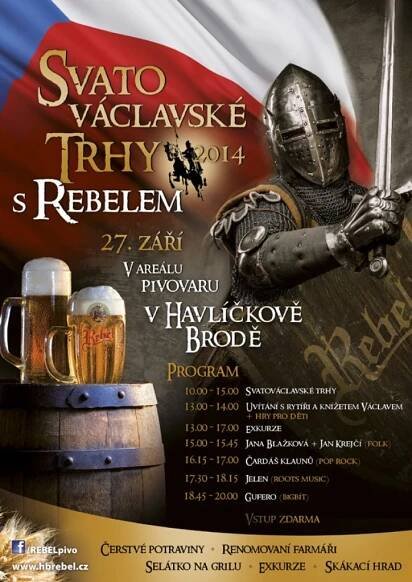 27.09.2014 - Svatováclavské trhy s Rebelem - Havlíčkův Brod