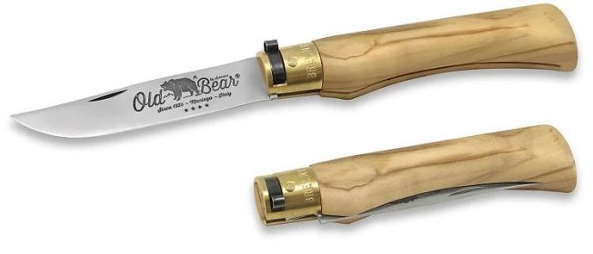 OLD BEAR® CLASSICAL - STAINLESS STEEL, OLIVE XL 9307/23_LU - Kapesní nože | KNIFESTOCK