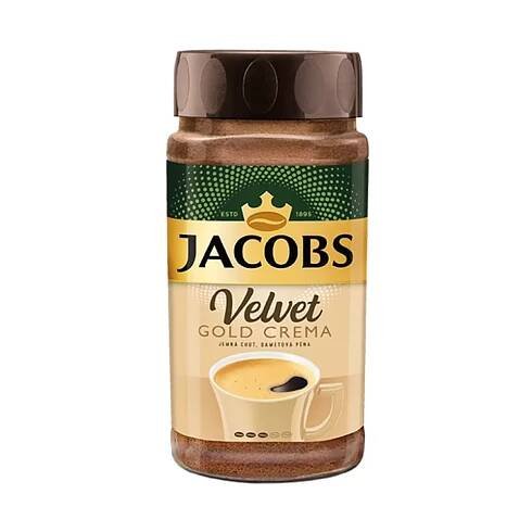 Instantní káva Jacobs Velvet Gold Crema v akci levně | Kupi.cz