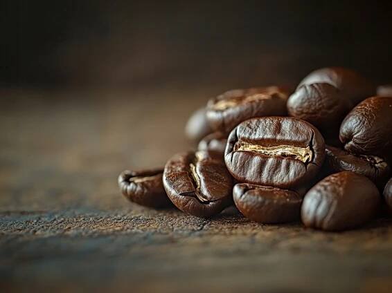 OBRAZ NA PLÁTNĚ CANVAS KÁVA ZRNA ARABICA ROBUSTA MAKRO NÁPOJ CAFE 100x75
