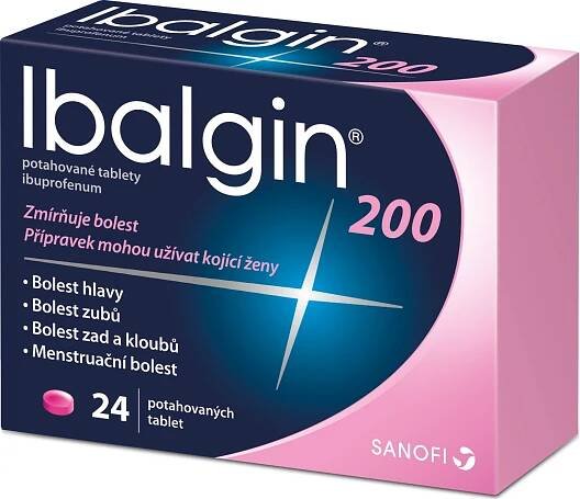 Ibalgin 200 mg 24 tbl. od 57 Kč